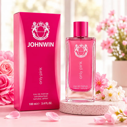 Johnwin Only Pink Eau De Parfum 100ml – Long Lasting Women Perfume