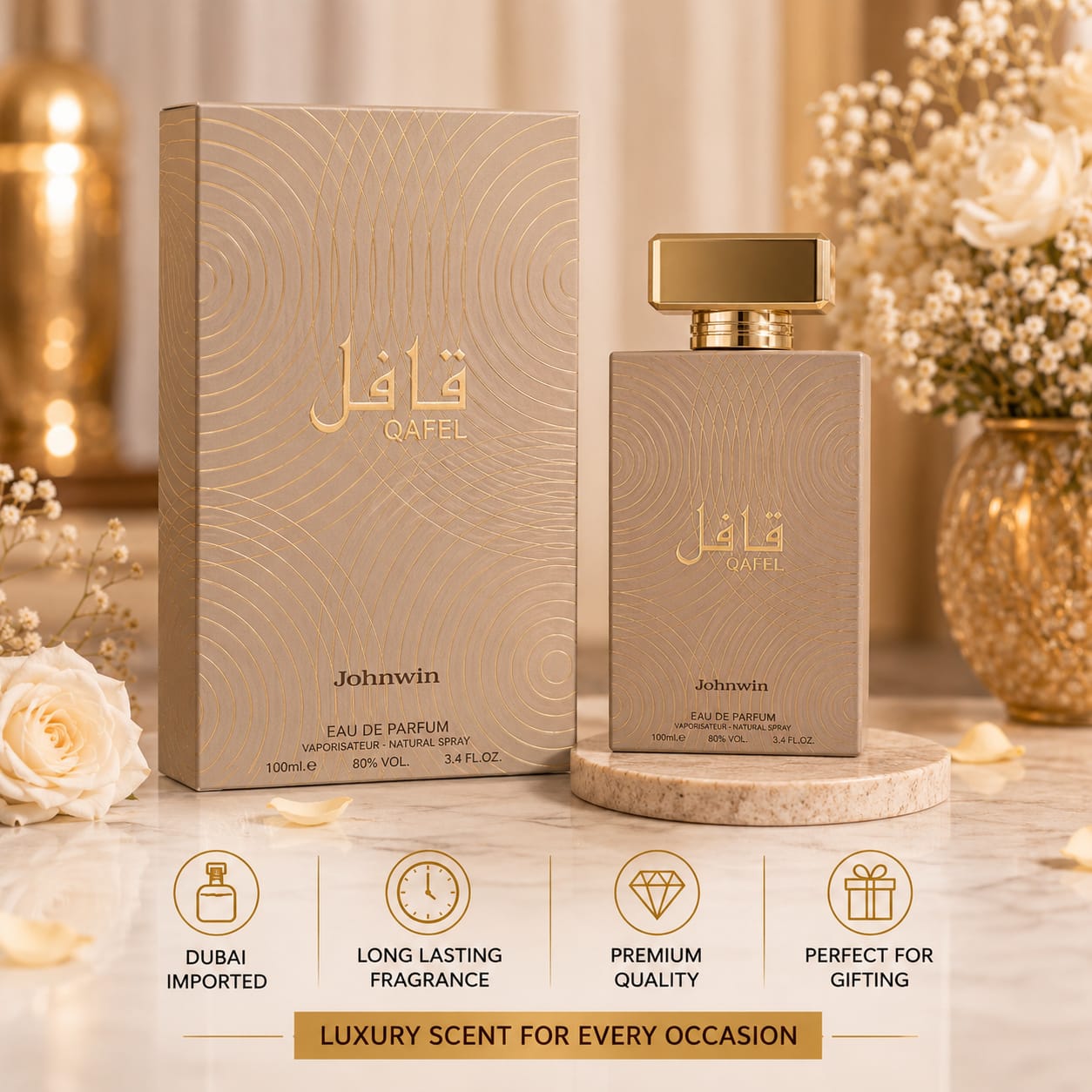 QAFEL Eau De Parfum 100ml – Dubai Imported Luxury Fragrance